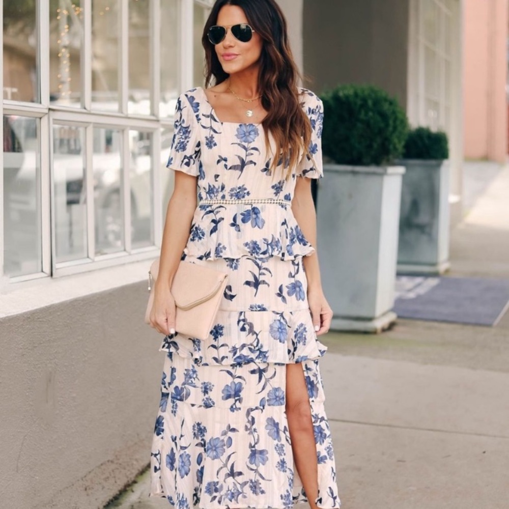Vici solana floral dress